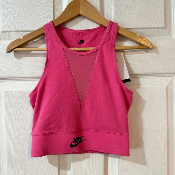 Nike women’s Tight Fit Sportswear cropped tank top. Pink XS NWT. Sport Tight Fit - Picture 4 of 9